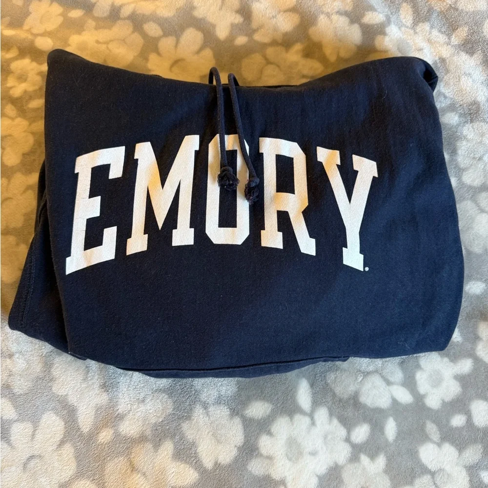 CHAMPION navy Emory University RW Replen Hood - Picture 2 of 5
